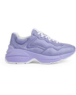 Gucci Gg Rhyton Trainers - Purple