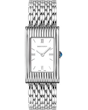 Boucheron Stainless Steel Medium Reflet Watch - White