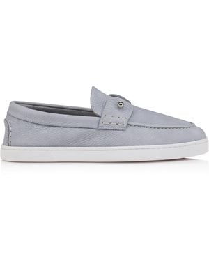 Christian Louboutin Cambeliboat Donna Leather Boat Shoes - Grey
