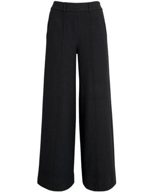 ME+EM Cropped Wide-Leg Trousers - Black