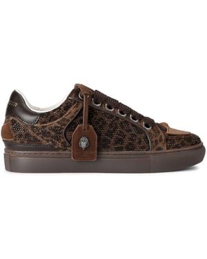 Kurt Geiger Suede Southbank Tag Sneakers - Brown