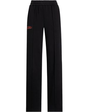 Dolce & Gabbana Cotton Logo Joggers - Black