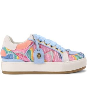 Kurt Geiger Southbank Tag Trainers - Pink