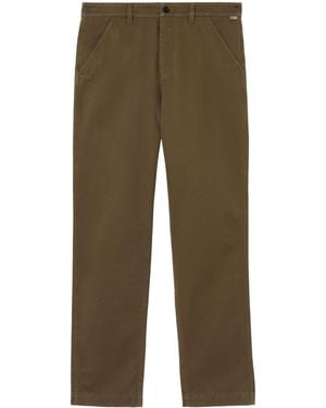 Burberry Cotton Twill Chinos - Green