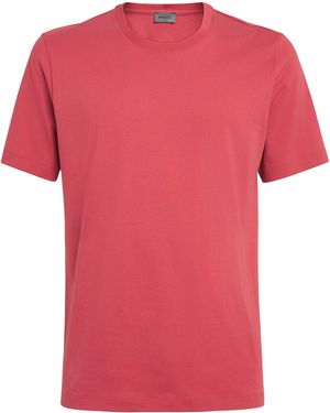 Hanro Cotton Living Crew-Neck T-Shirt - Pink