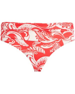 Melissa Odabash Floral Bel Air Bikini Bottoms - Red