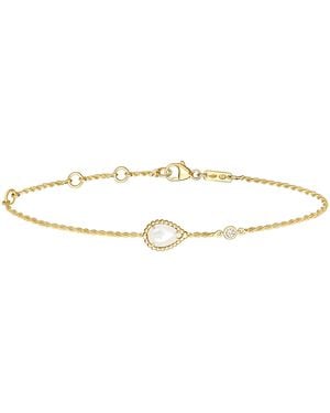 Boucheron Diamond And Mother-Of-Pearl Serpent Bohème Bracelet - Natural