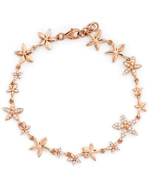 BeeGoddess And Diamond Apple Seed Bracelet - Metallic
