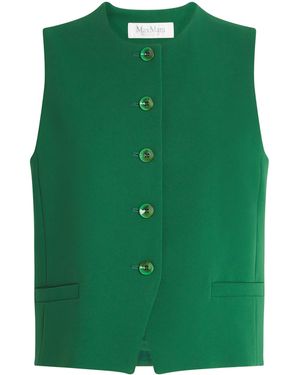 Max Mara Cady Waistcoat - Green