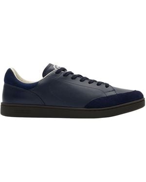 Burberry Leather-Suede Set Trainers - Blue