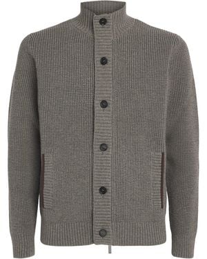 Maurizio Baldassari Virgin Wool Brenta Cardigan - Grey
