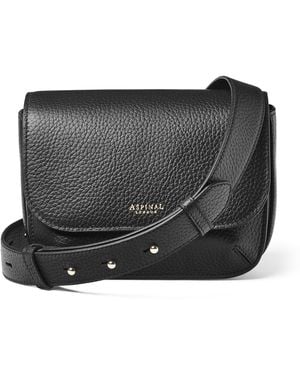 Aspinal of London Leather Ella Cross-Body Bag - Black