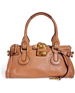 Chloé Leather Paddington Shoulder Bag - Brown