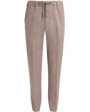 FIORONI CASHMERE Virgin Wool Straight Chinos - Grey