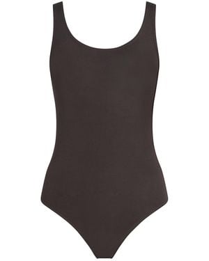 Wolford Cotton-Blend Jamaika Bodysuit - Brown