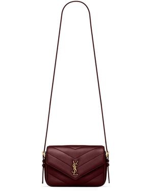 Saint Laurent Loulou Toy Cross-Body Bag - Red