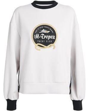 Goldbergh Graphic Port Sweatshirt - White