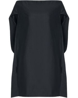 The Row Pallenberg Ramie-Cotton Blouse - Black