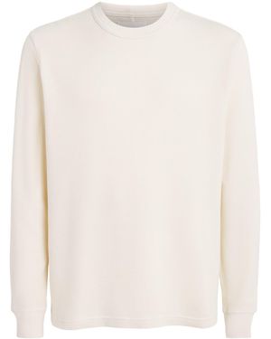 Citizens of Humanity Cotton Waffle-Stitch Jumper - White