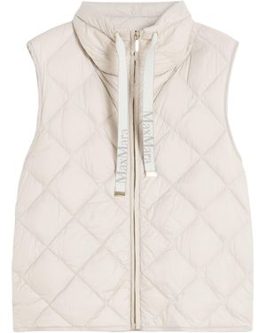 Max Mara The Cube Down Gilet - Natural
