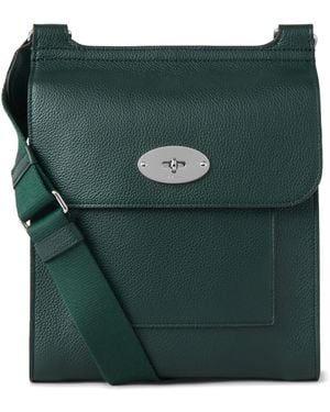 Mulberry Leather Antony Shoulder Bag - Green