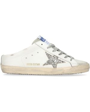 Golden Goose Super-Star Sabot Trainers - White