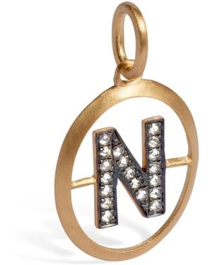 Annoushka And Diamond Initial N Pendant - Metallic