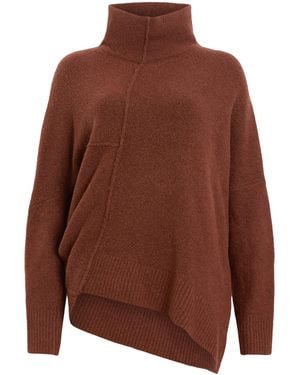 AllSaints Lock Rollneck Jumper - Brown