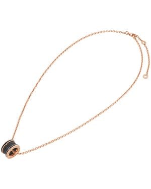 BVLGARI And Ceramic B.Zero1 Necklace - Metallic