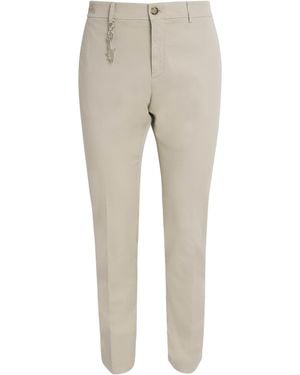 Paul & Shark X Kl Rahul Cotton-Blend Chinos - Natural