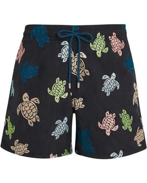 Vilebrequin Turtle Mistral Swim Shorts - Blue