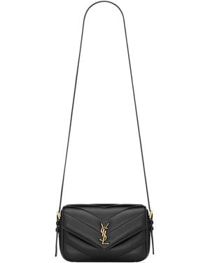 Saint Laurent Loulou Toy Cross-Body Bag - White
