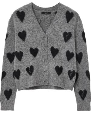 AllSaints Amora Knit Cardigan - Grey