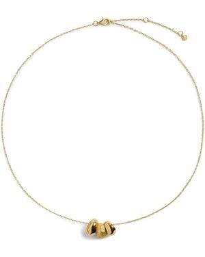 Monica Vinader Vermeil Antica Pendant Neclace - Metallic