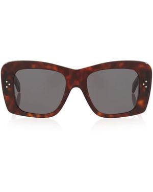 Celine 3 Dots Cl40321I Square Sunglasses - Brown