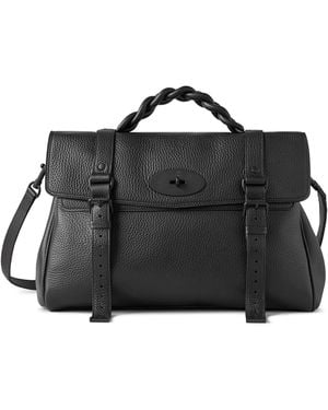 Mulberry Oversized Leather Alexa Cross-Body Bag - Black