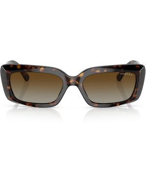 Vogue Acetate Pillow Sunglasses - Brown
