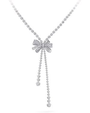 Graff And Diamond Tilda's Bow Necklace - Metallic