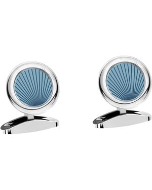 Chopard Stainless Steel L.U.C. Cufflinks - Blue