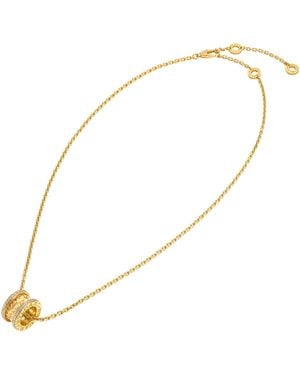 BVLGARI And Diamond B.Zero1 Necklace - Black