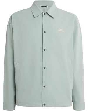 J.Lindeberg Dex Coach Overshirt - Green