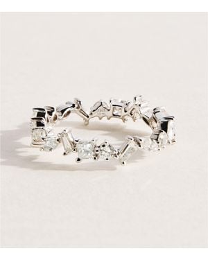 Rosa De La Cruz And Diamond Cascade Ring - Natural