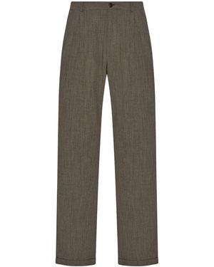 The Row Tosca Wool Trousers - Grey