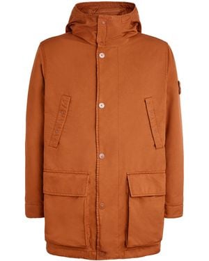 Stone Island Ghost Piece Down-Fill Parka - Orange
