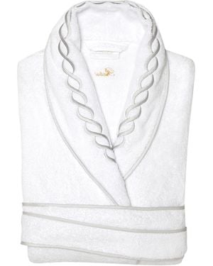 Pratesi Cotton Treccia Bathrobe - White