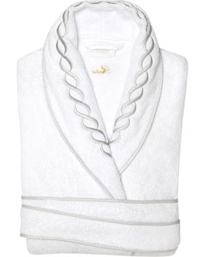 Pratesi Cotton Treccia Bathrobe - White