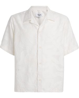 Wax London Jacquard Curzon Shirt - White
