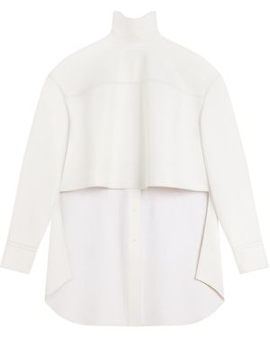 Givenchy Nappa Lambskin Reversed Shirt - White
