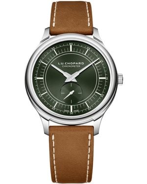 Chopard Lucent Steel L.U.C Xps Chronograph Watch - Green