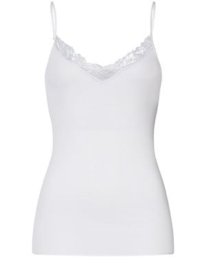 Hanro Cotton Belen Cami Top - White